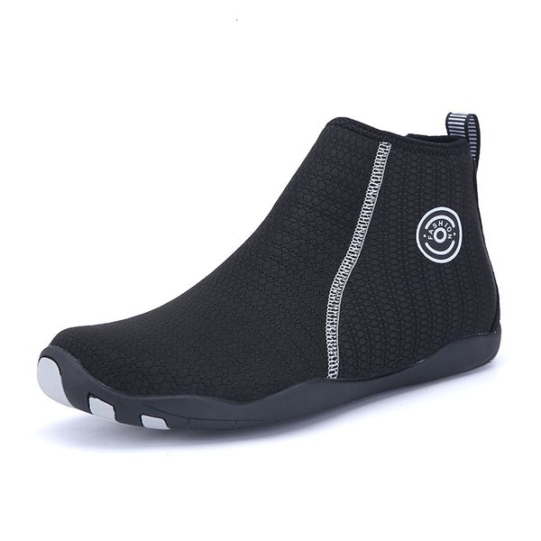 water shoes men women high proof aqua quick dry outdoor non slip diving beach socks boots surfing swimming 230330, Black